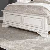 Abbey Park - King Panel Footboard - Antique White