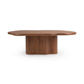Alvaro - 94" Freeform Dining Table - Chestnut