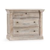 Adelaide - 3 Drawer Nightstand - Natural Cream Wash