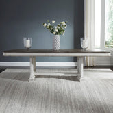 Abbey Park - Trestle Table Base - Antique White