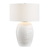 Alkman - Table Lamp - White Glaze