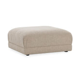 Adalynne - Upholstered Square Ottoman - Buttermilk