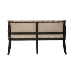 Americana Farmhouse - Upholstered Shelter Dining Bench