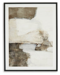 Aldricton - Wall Art - Brown / White