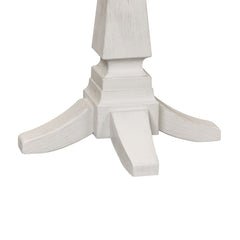 Allyson Park - Chair Side Table - Wirebrushed White / Charcoal