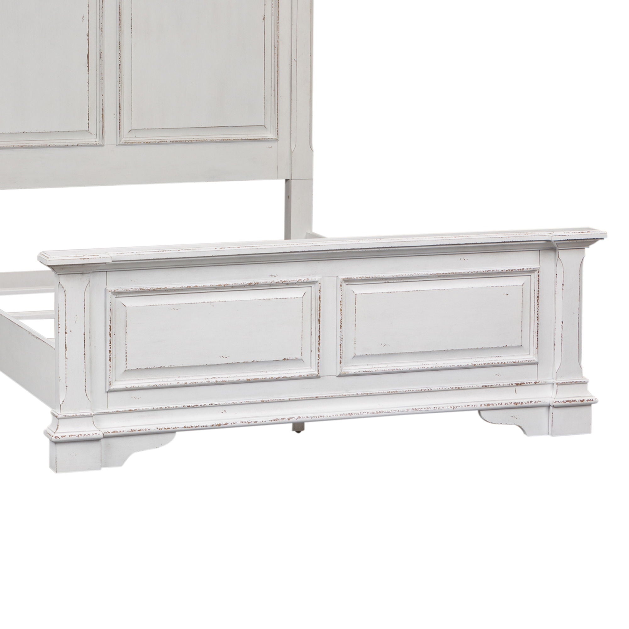 Abbey Park - Queen Panel Footboard - Antique White