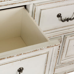 Abbey Park - 7 Drawer Dresser - Antique White