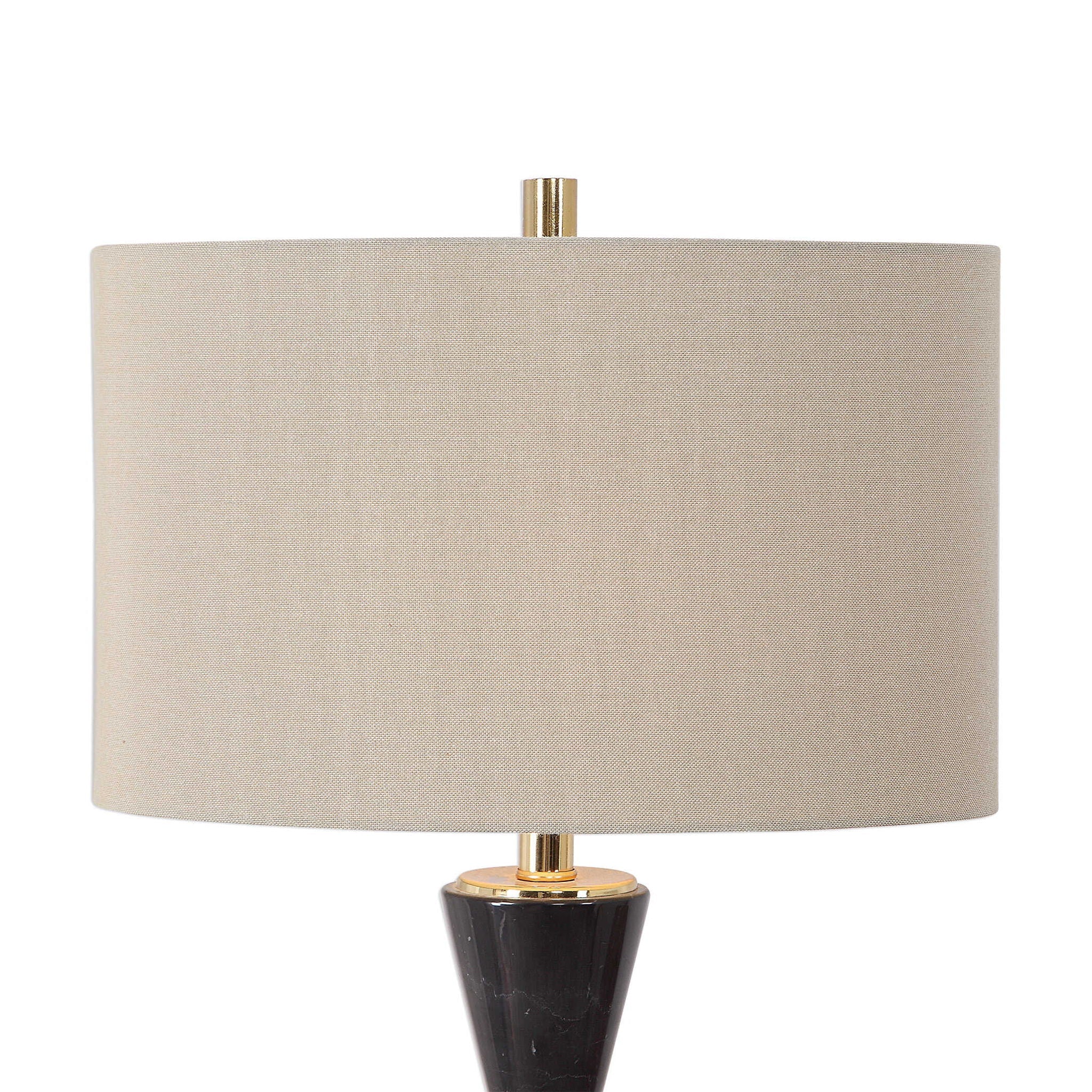 Alastair - Marble Table Lamp - Black
