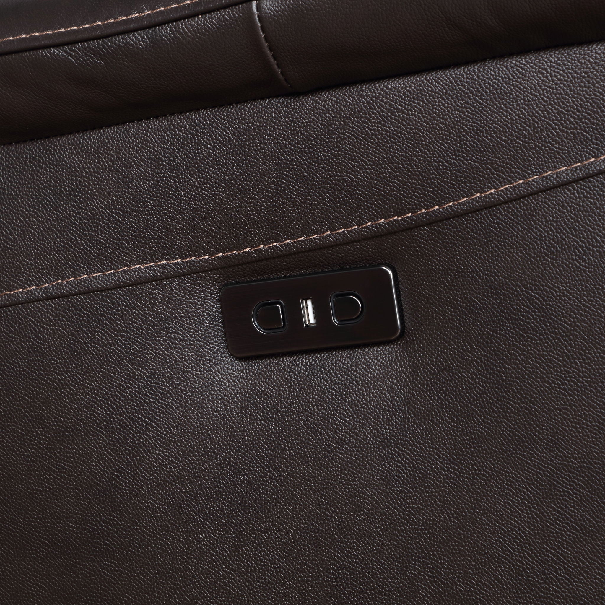 Alexandria - Leather Power Sectional