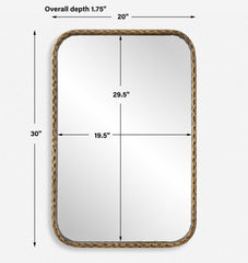 A Little Knotty - Bronze Vanity Mirror