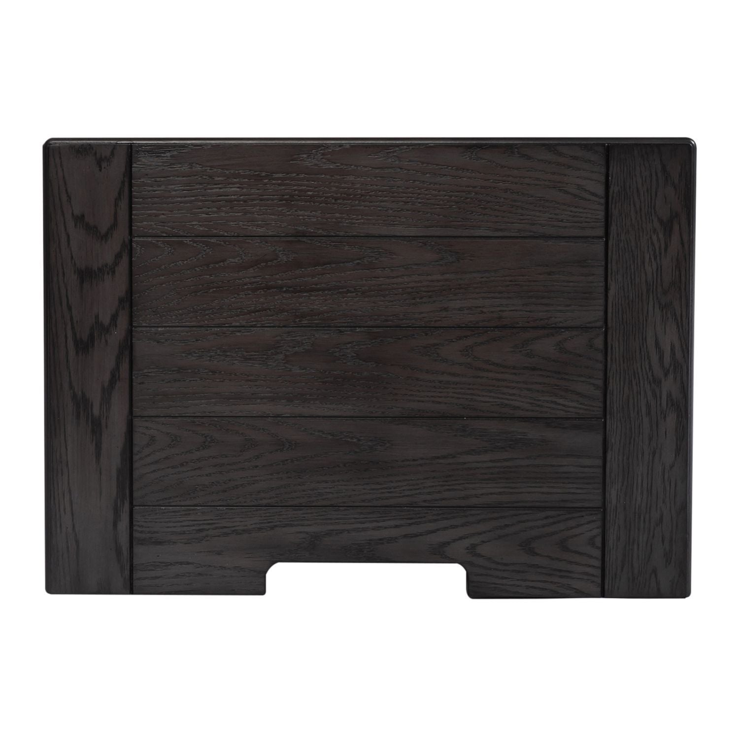 Allyson Park - 2 Drawer Nightstand With Charging Station - Wirebrushed White / Charcoal