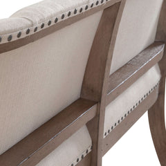 Americana Farmhouse - Upholstered Shelter Dining Bench