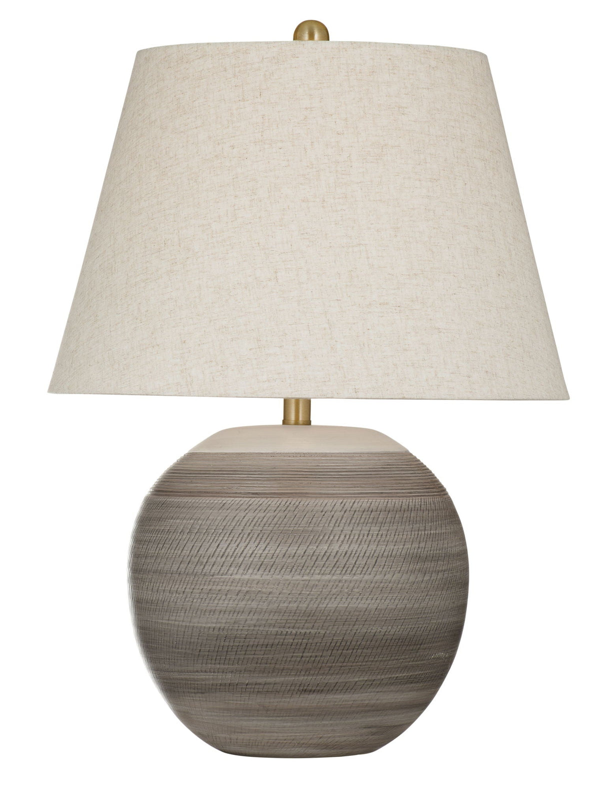 Almaden - Table Lamp - Gray / Beige