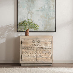 Alta - 2 Door Carved Panel Sideboard - Butterwood Blend