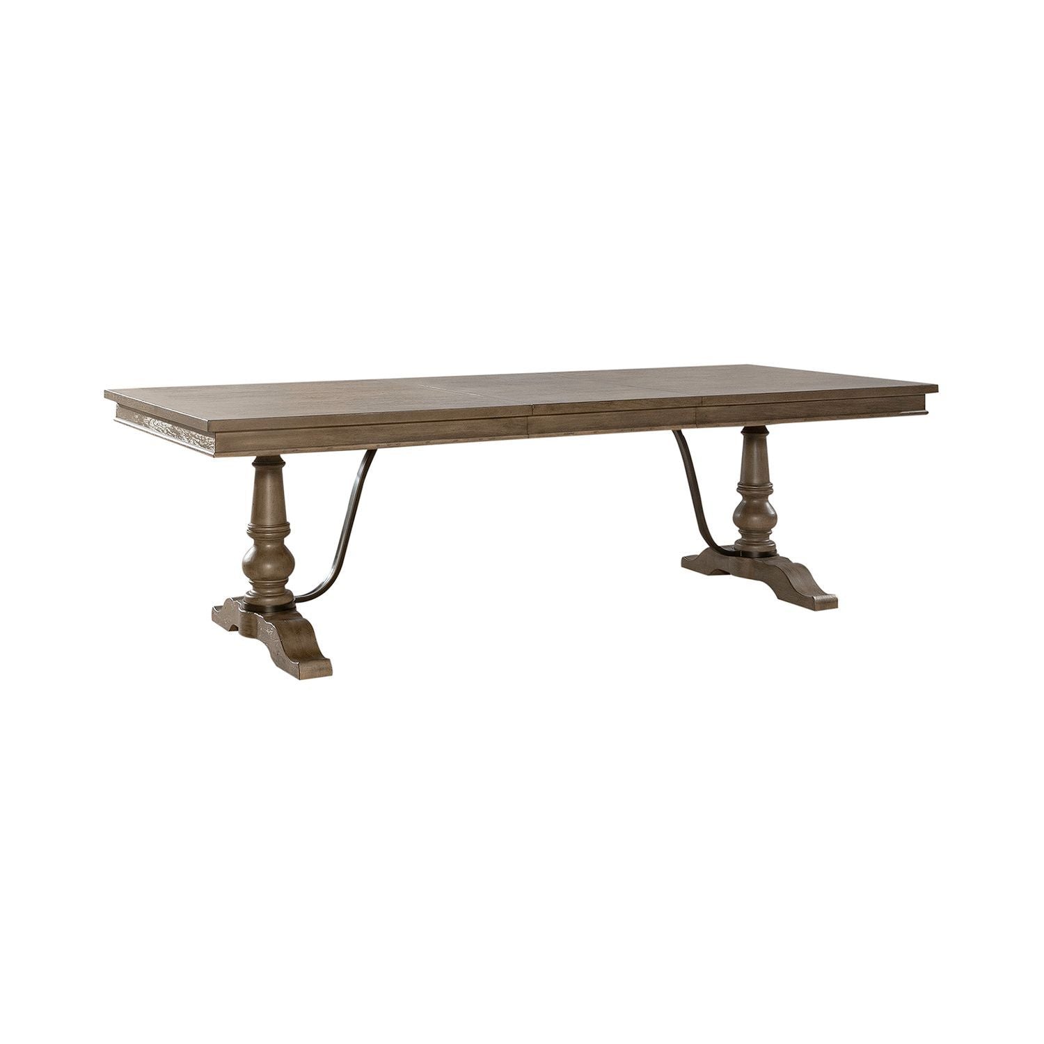 Americana Farmhouse - Trestle Table Top - Dusty Taupe