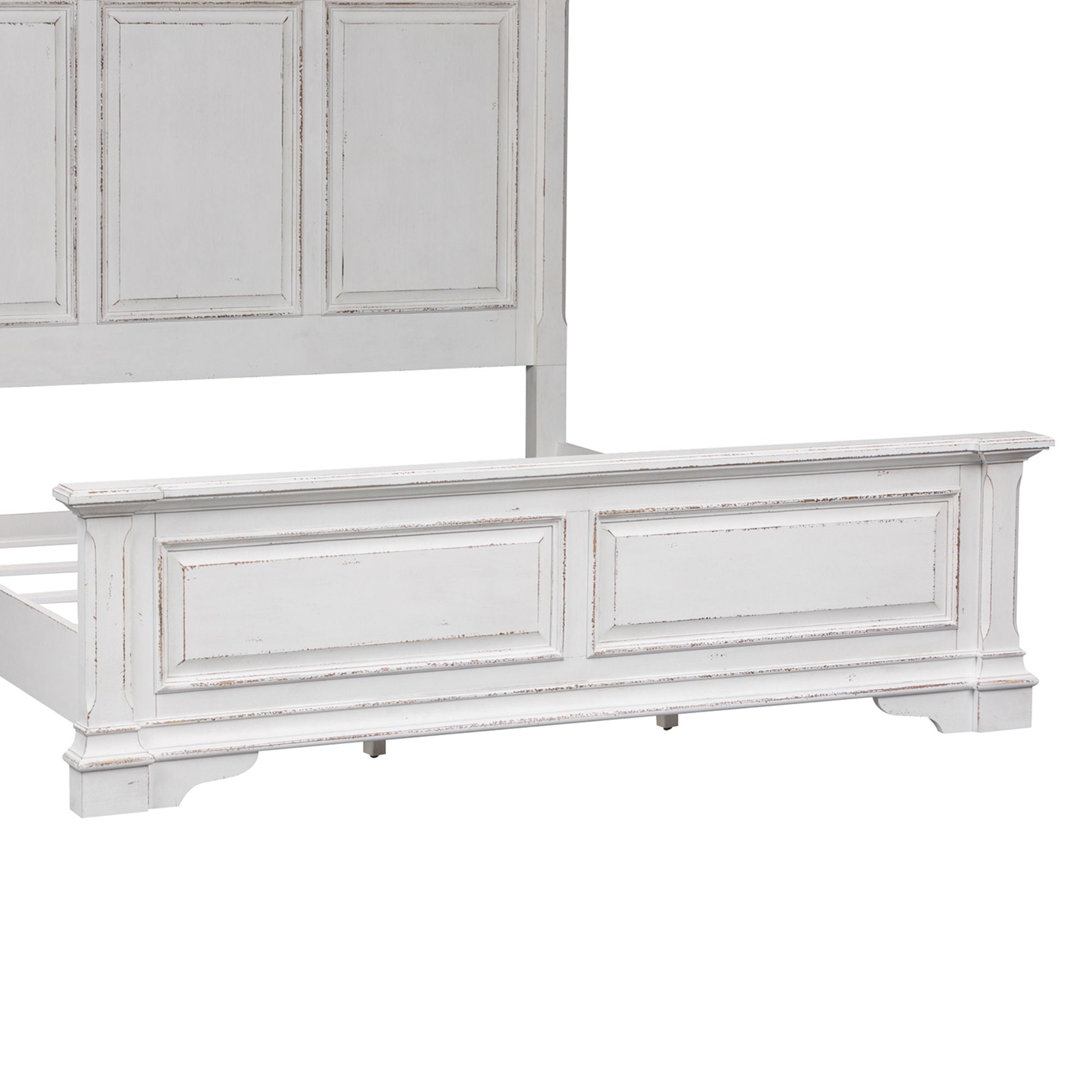 Abbey Park - King Panel Footboard - Antique White
