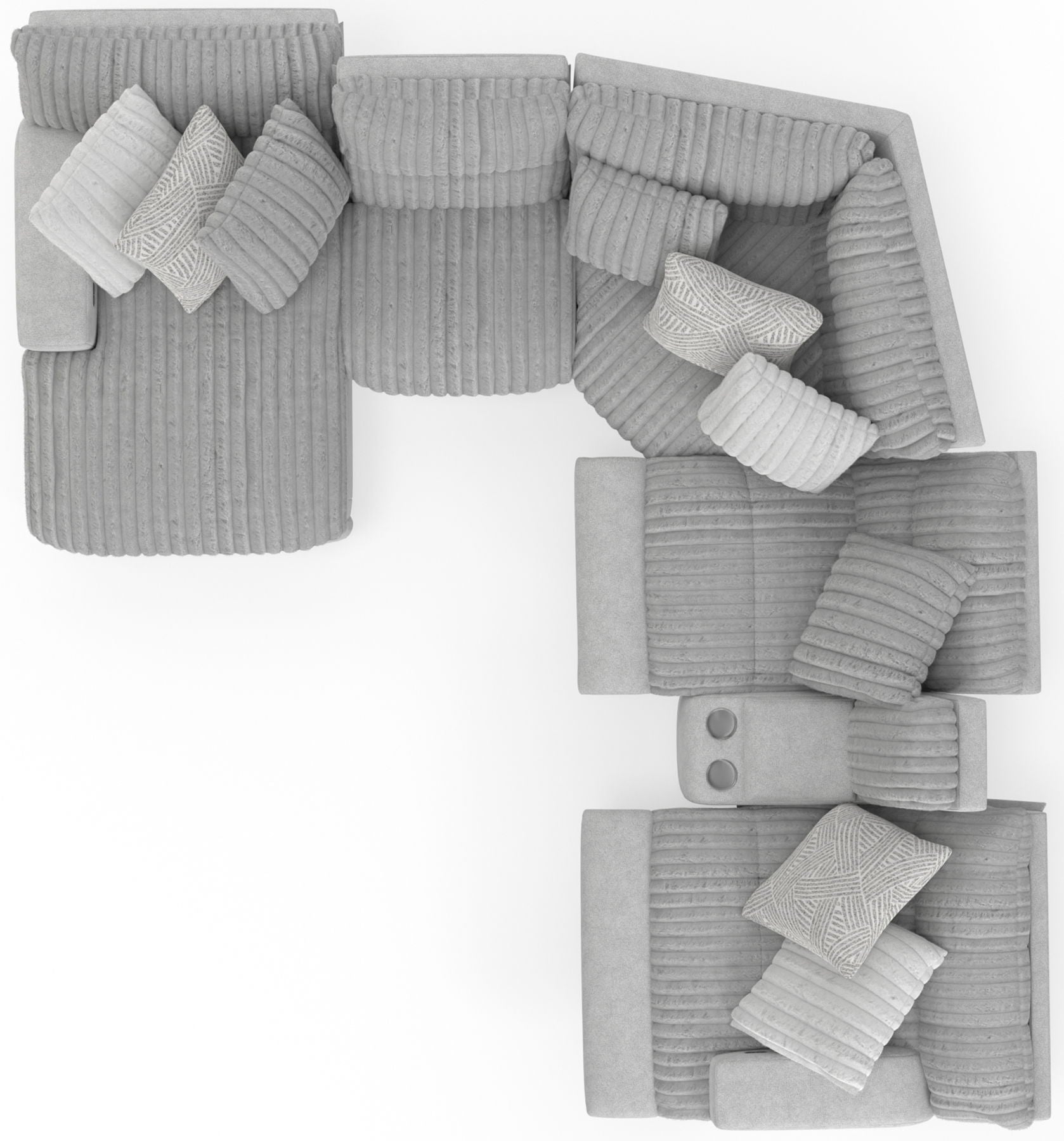Abraxas - 6 Piece Reclining Sectional