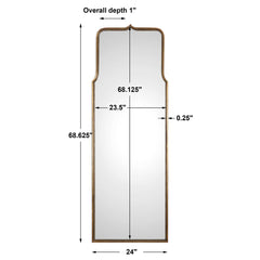 Adelasia - Mirror - Antiqued Gold