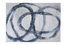 Altarium Canvas Art - White / Blue