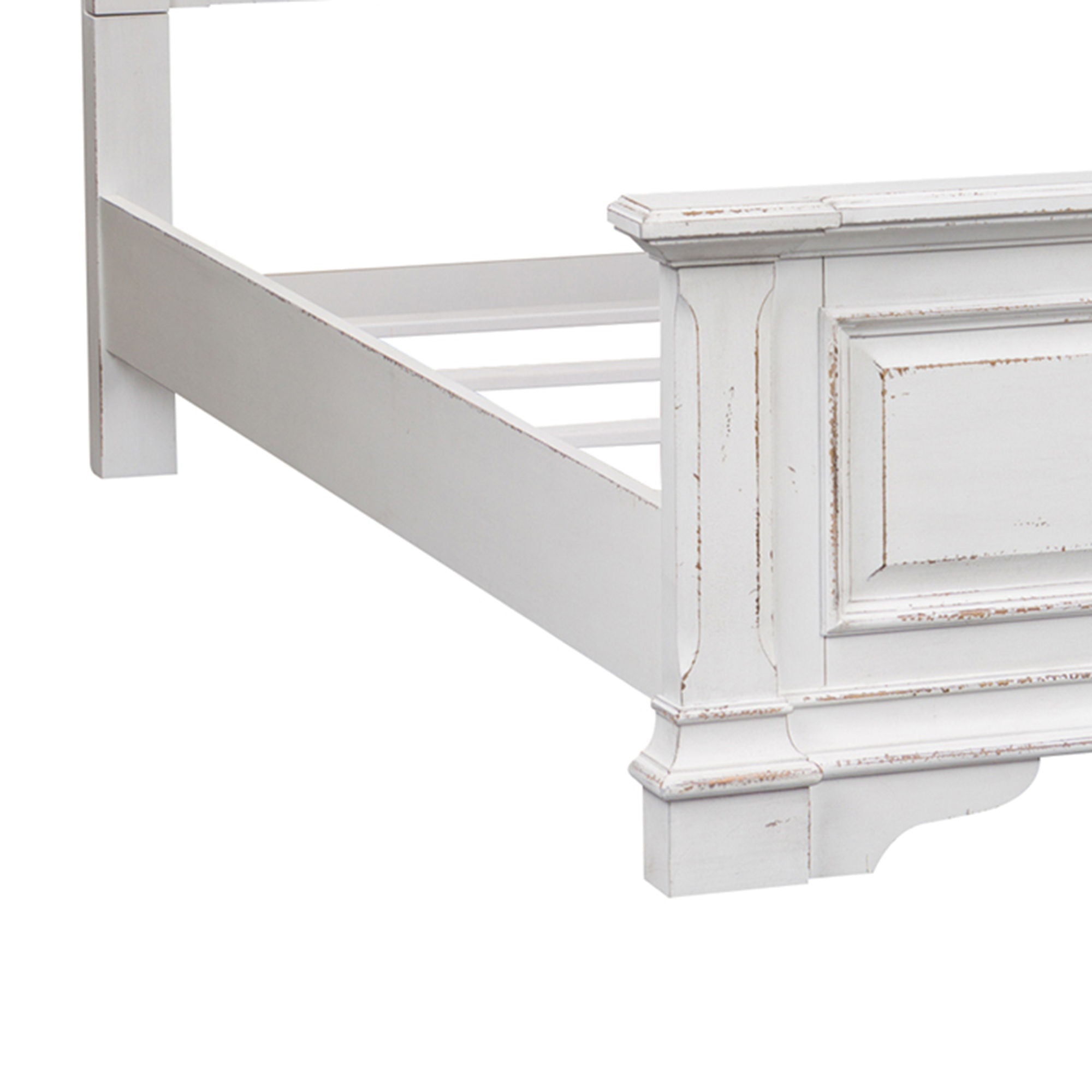 Abbey Park - California King Panel Bed Rails - Antique White