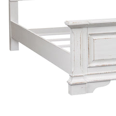 Abbey Park - California King Panel Bed Rails - Antique White