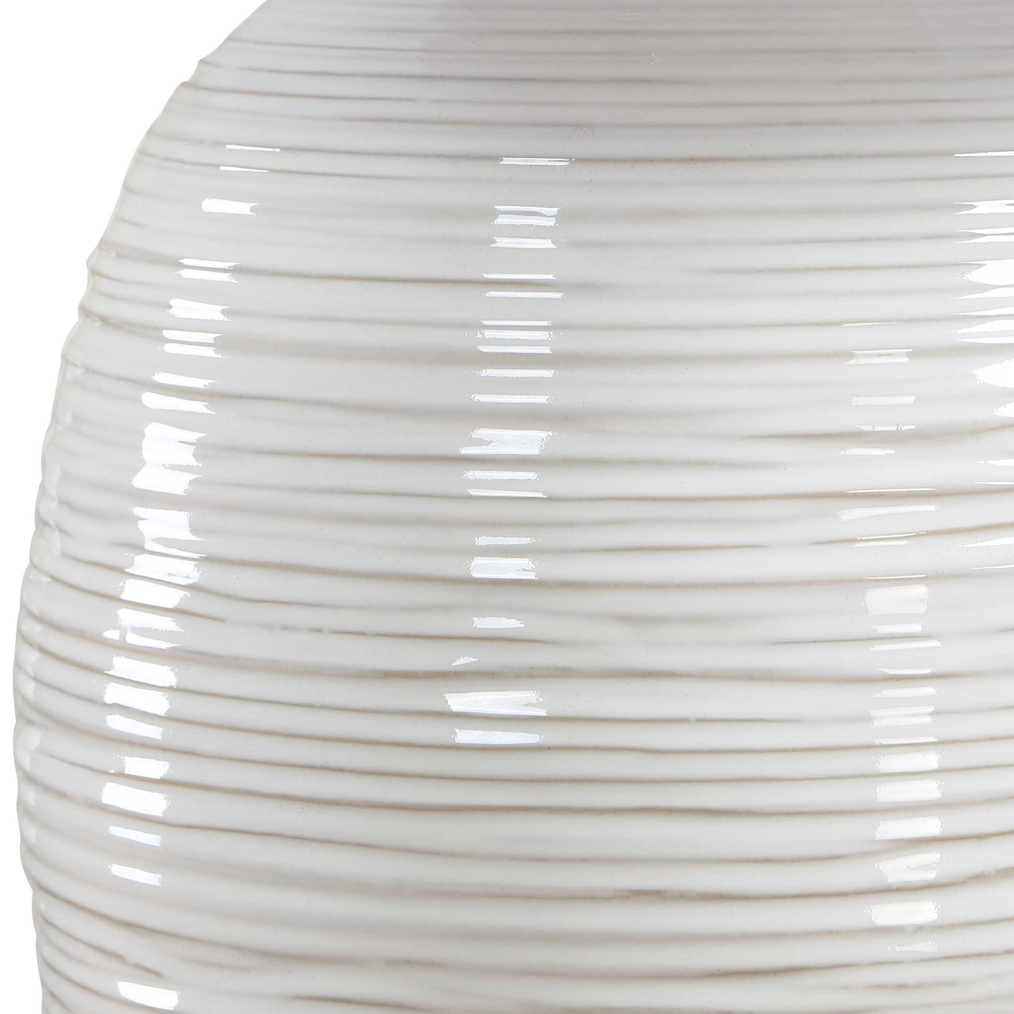 Alkman - Table Lamp - White Glaze