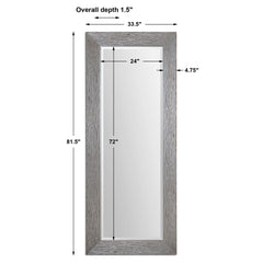 Amadeus - Large Mirror - Silver