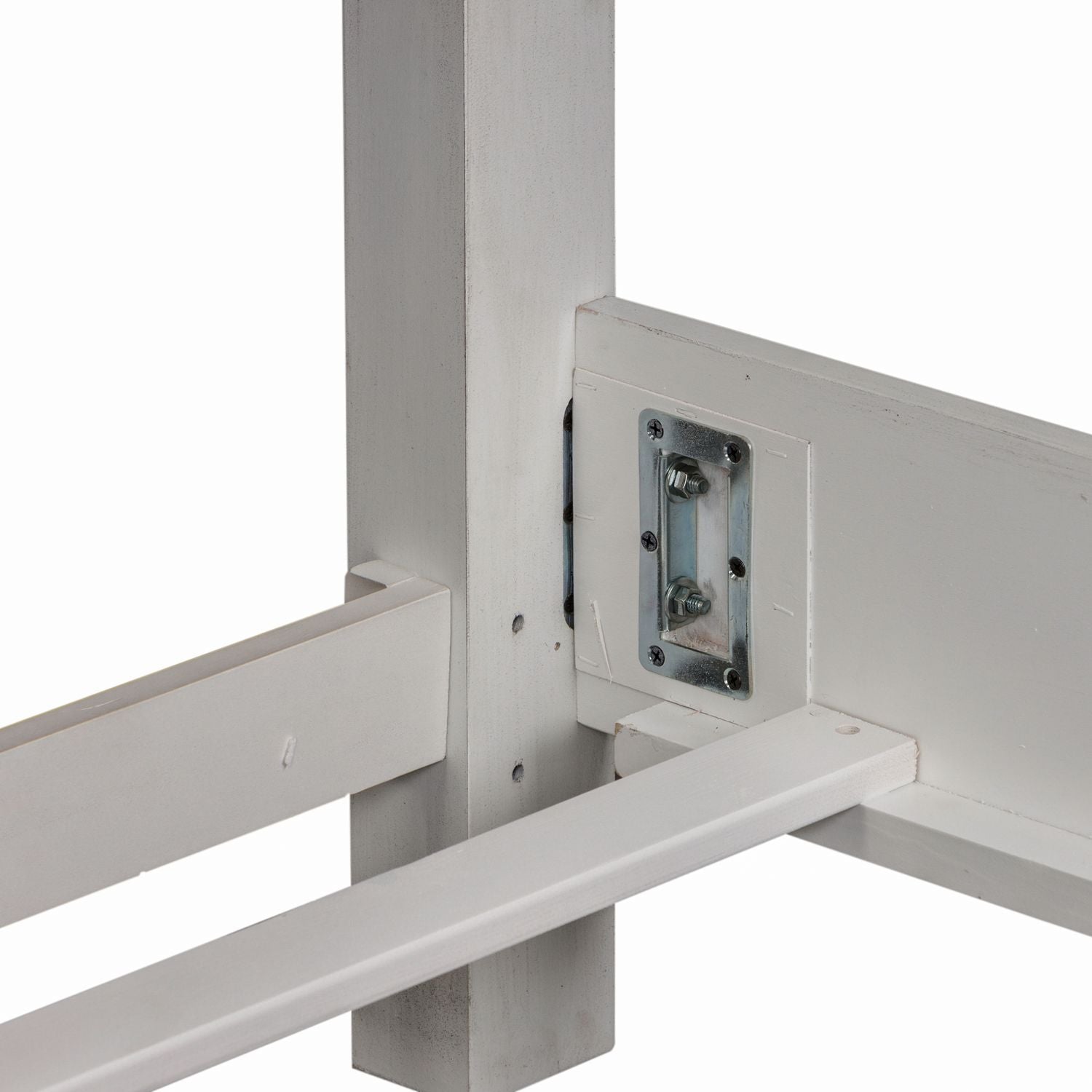 Abbey Park - California King Panel Bed Rails - Antique White