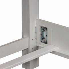 Abbey Park - California King Panel Bed Rails - Antique White