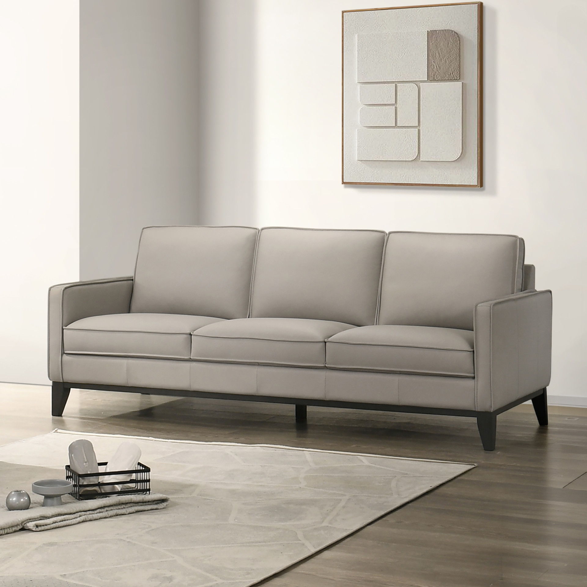 Aaron - Sofa - Mist Gray