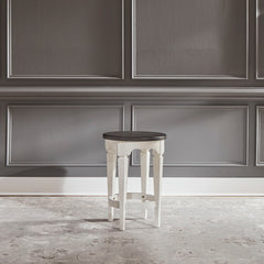 Allyson Park - 4 Piece Dining Room Set - Wirebrushed White / Charcoal