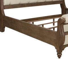 Americana Farmhouse - Sleigh Bed Rails - Dusty Taupe