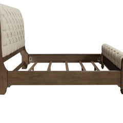 Americana Farmhouse - California King Sleigh Bed Rails - Dusty Taupe