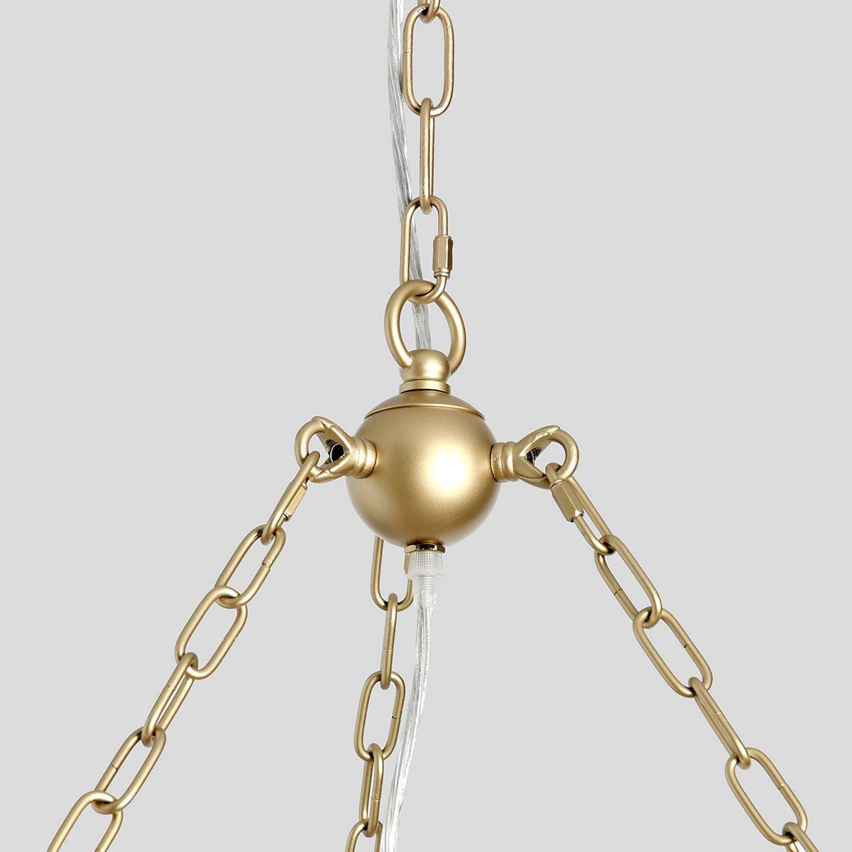 Amanda - Beaded Chandelier - White