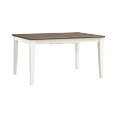 Al Fresco - Rectangular Leg Table - Graphite & Whitestone