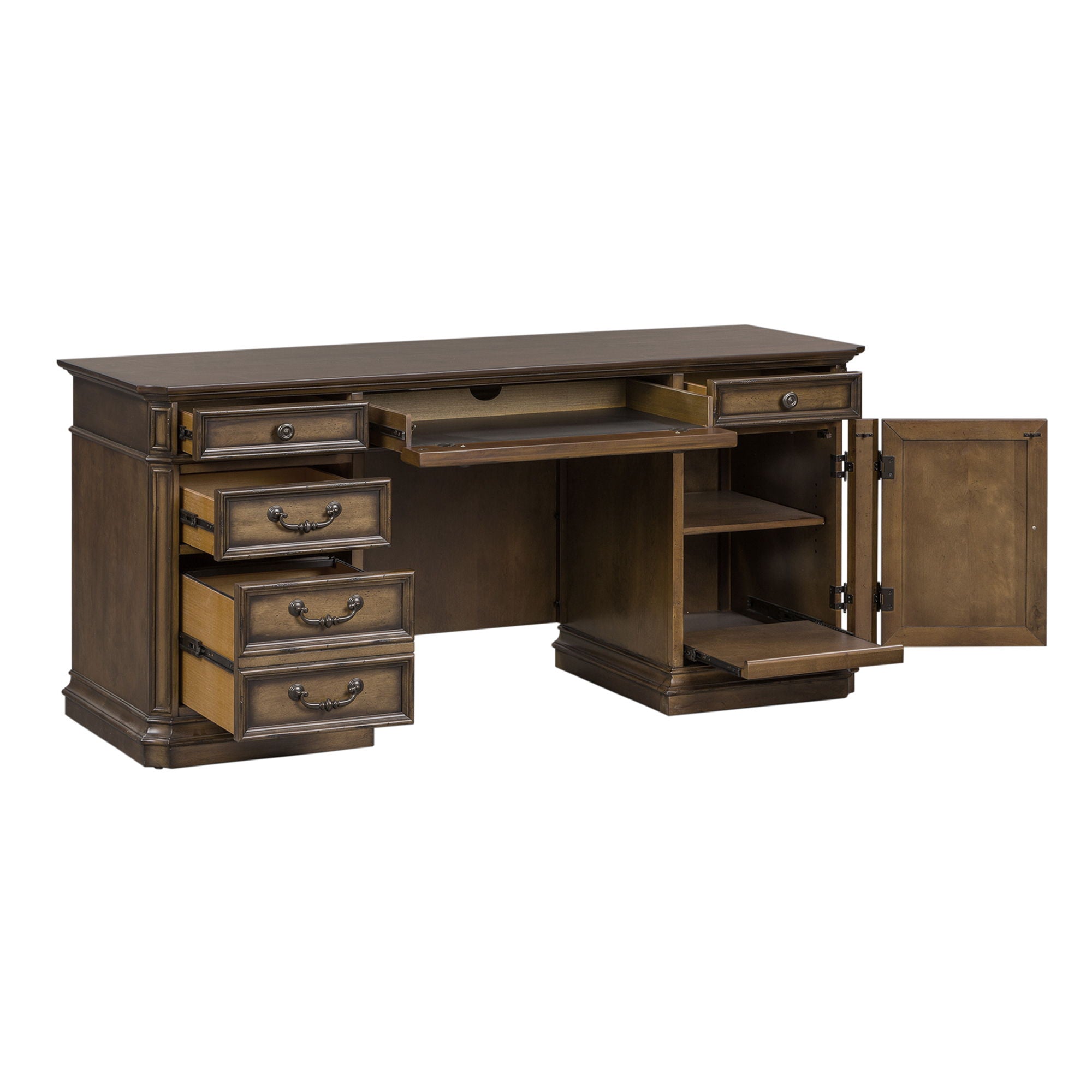 Amelia - Jr Executive Credenza Base - Antique Toffee