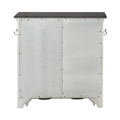 Allyson Park - Pet Feeder - Wirebrushed White / Charcoal