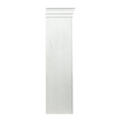 Allyson Park - Entertainment Hutch - Wirebrushed White / Charcoal
