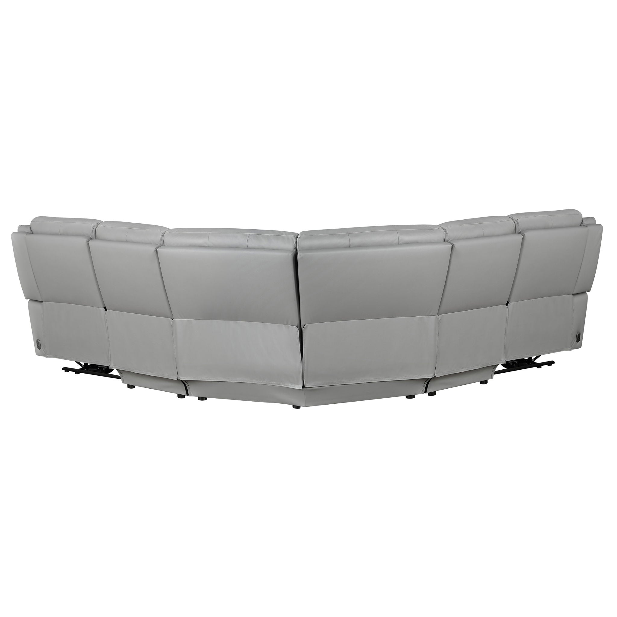 Alexandria - Leather Power Sectional