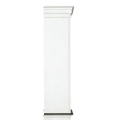 Allyson Park - Left Pier Top - Wirebrushed White / Charcoal