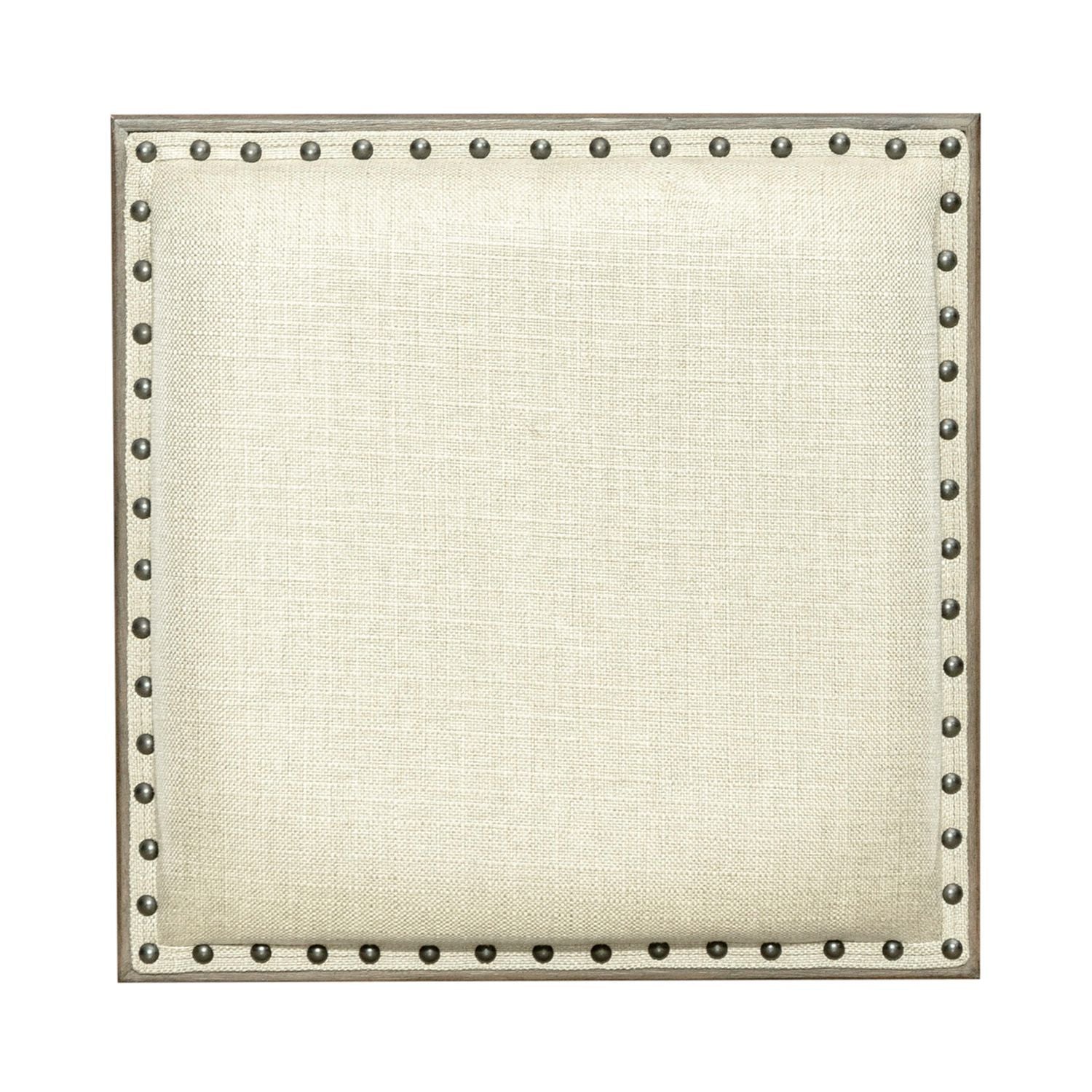 Americana Farmhouse - Upholstered Console Stool - Dusty Taupe