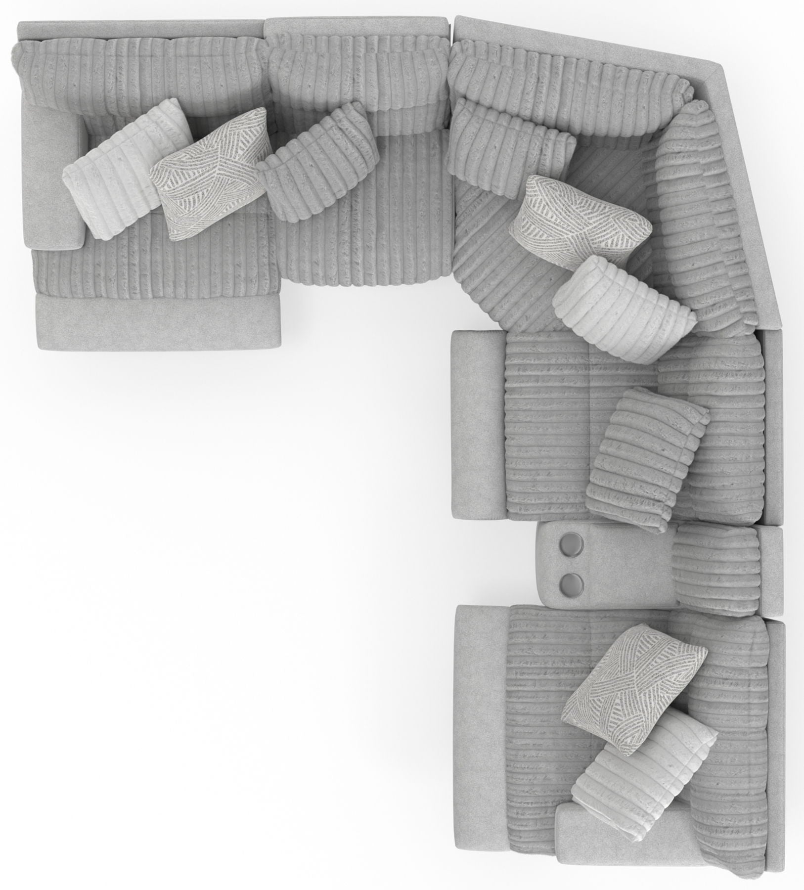 Abraxas - 6 Piece Reclining Sectional