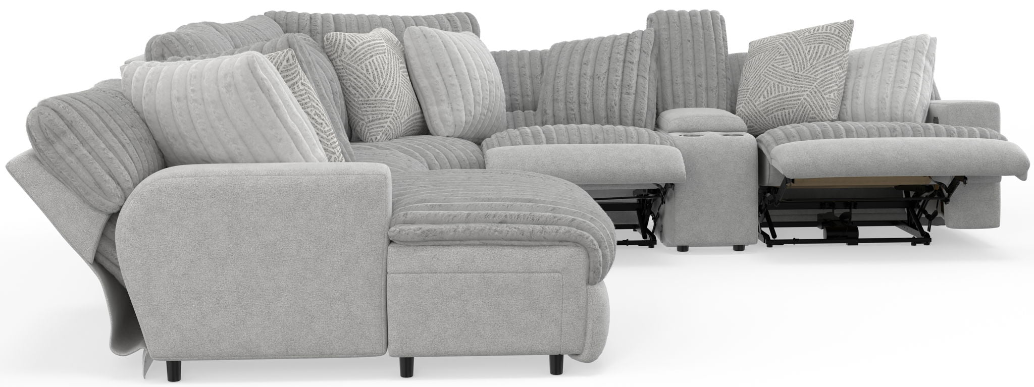 Abraxas - 6 Piece Reclining Sectional