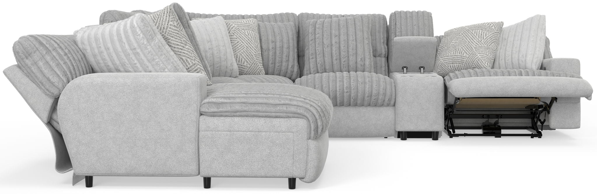 Abraxas - 6 Piece Reclining Sectional
