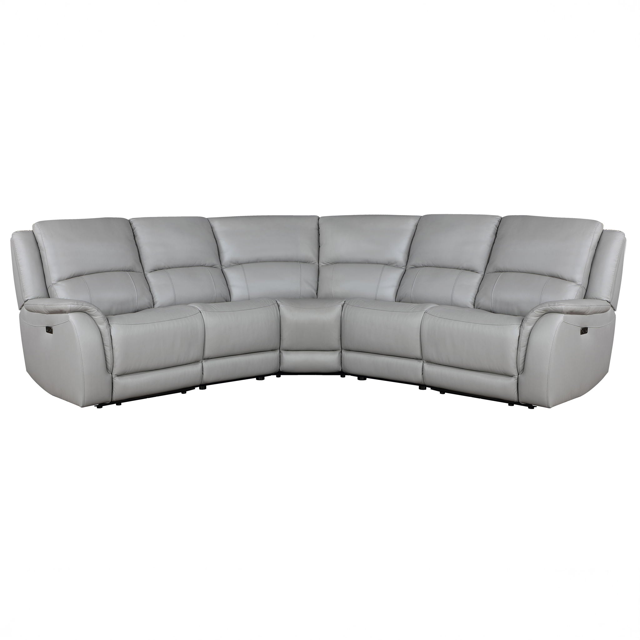 Alexandria - Leather Power Sectional