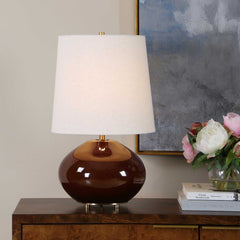 Allemand - Glaze Table Lamp - Ruby Red