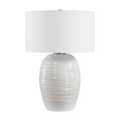 Alkman - Table Lamp - White Glaze