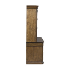 Amelia - Jr Executive Credenza Set - Antique Toffee
