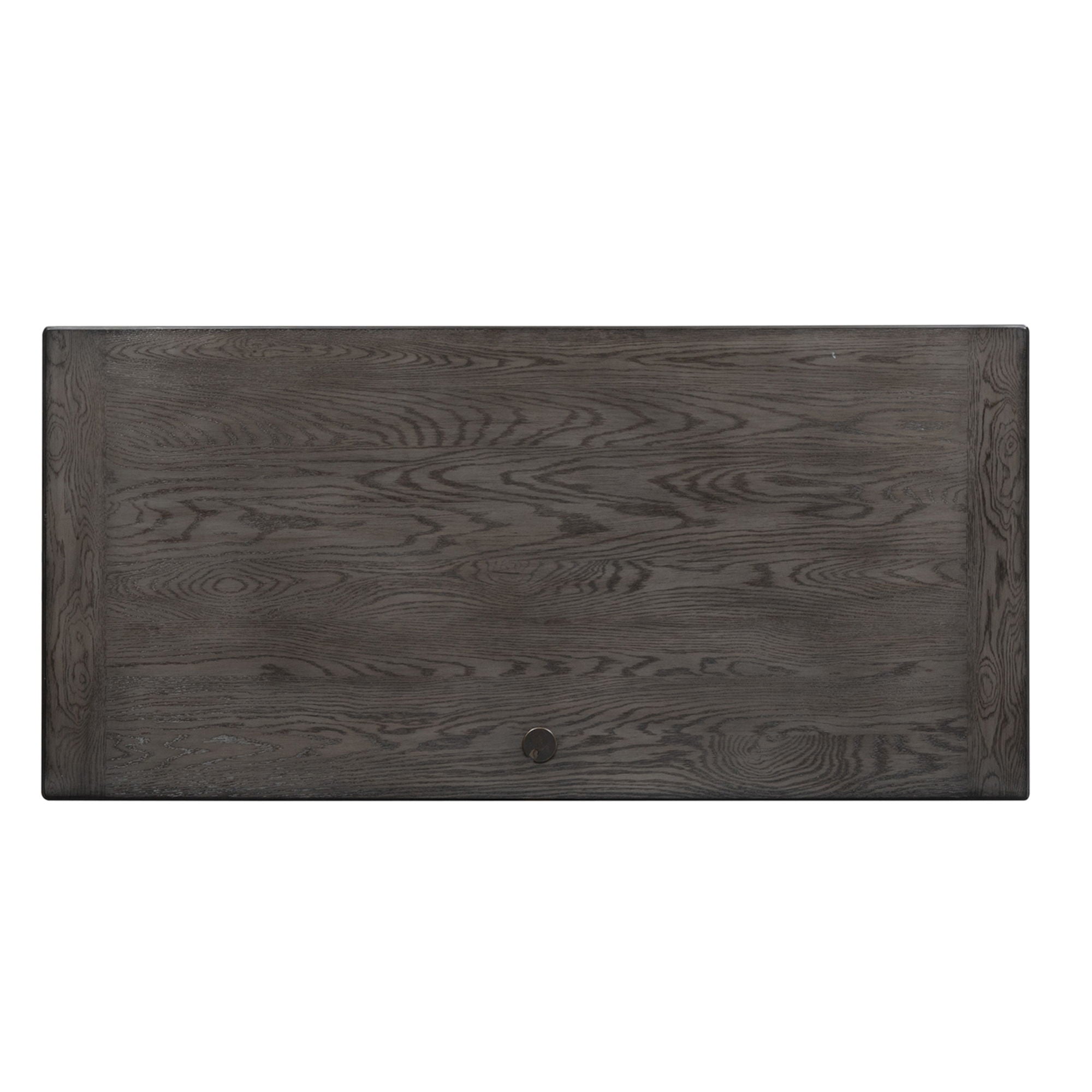 Allyson Park - Desk - Wirebrushed White / Charcoal