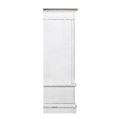 Abbey Park - Mirrored Door Chest - Antique White